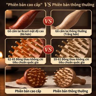 Máy massage bụng bằng đồng, tiện lợi cho cạo gió và đa chức năng với bàn chải tĩnh mạch và kinh mạch.