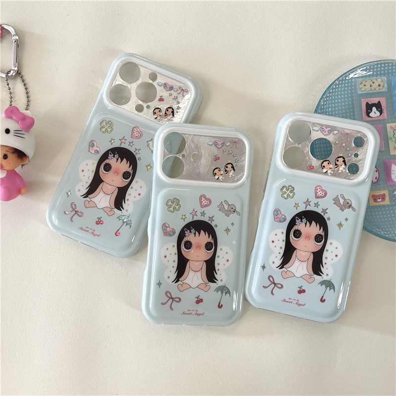 Ốp điện thoại TPU họa tiết iPhone 17 Pro Max Girl