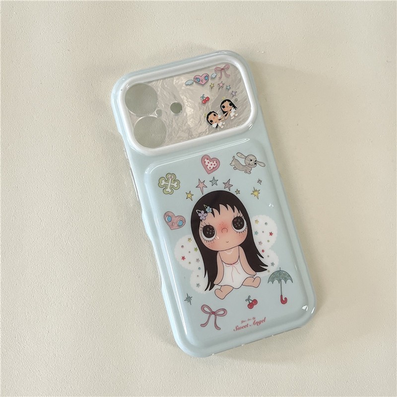 Ốp điện thoại TPU họa tiết iPhone 17 Pro Max Girl