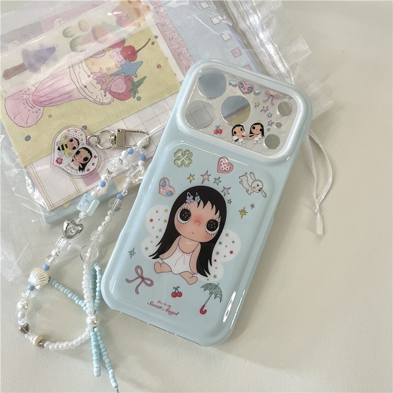 Ốp điện thoại TPU họa tiết iPhone 17 Pro Max Girl