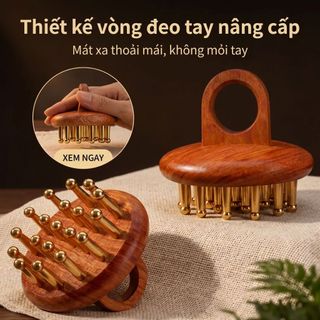 Lược  chải massages đầu Body dụng cụ massage Vai và cổ  bạch huyết thải độc gua sha