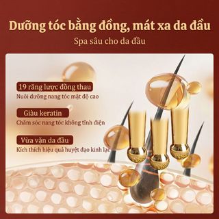 Lược  chải massages đầu Body dụng cụ massage Vai và cổ  bạch huyết thải độc gua sha