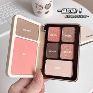 Bảng phấn mắt đa chức năng kobeleen Matte & Shimmer Shades Blush Contour Highlighter Palette All-in-One Face Makeup Palette NO.C674