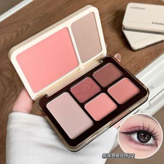 Bảng phấn mắt đa chức năng kobeleen Matte & Shimmer Shades Blush Contour Highlighter Palette All-in-One Face Makeup Palette NO.C674
