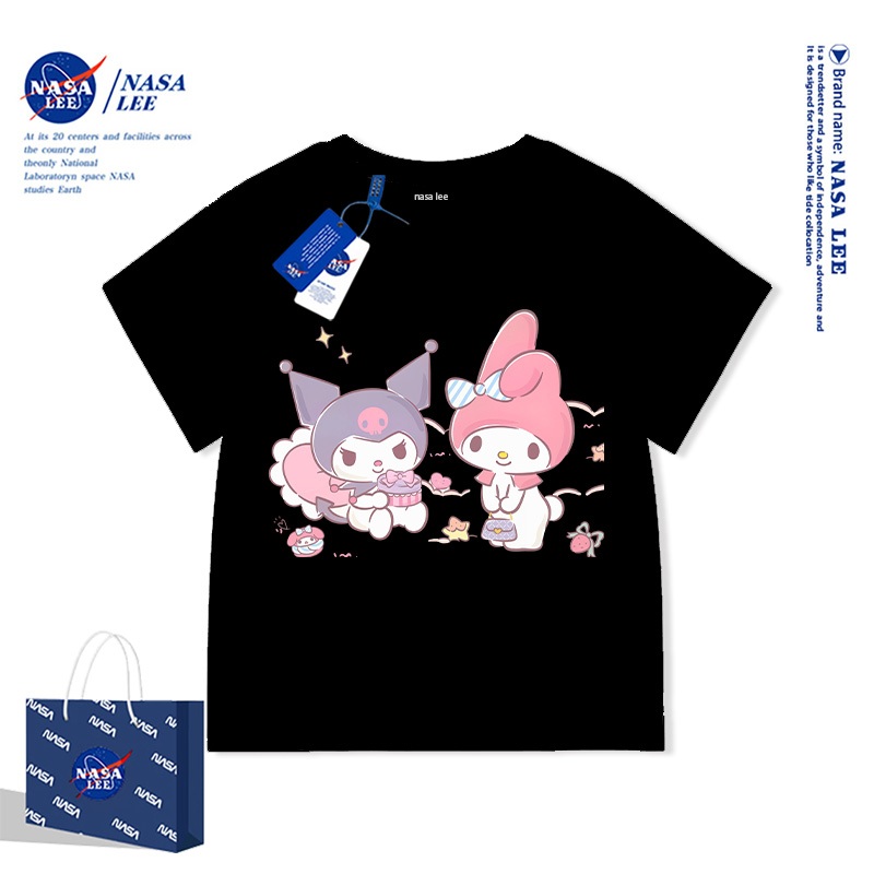 Quần áo trẻ em NASA LEE Cotton nguyên chất Áo thun nhiều màu Top 121