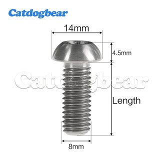 Catdogbear M8x20mm Titan Bolt Torx T40 Đầu Vít Cho DUCATI Xe Máy Xe Đạp Phanh Đĩa Cánh Quạt