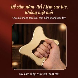 Dụng Cụ Cạo Bằng  Đồng mạ Mát Xa Cơ Bắp gua sha Công cụ massage truyền thống trung quốc