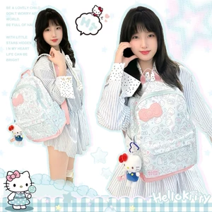 Hellokitty Schoolbag Nữ Học Sinh Trung Học Cơ Sở Disney Ba Lô Học Sinh Tiểu Học Ba Đến Sáu Lớp Ba Lô Dung Tích Lớn
