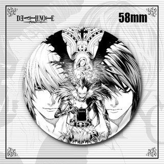 Anime Death Note Yagami Light L Killer Ryuuku Rem Misa Amane Huy Hiệu Nút Thổ Cẩm Chân Cosplay Bộ Sưu Tập Đồ Chơi Túi Trang Trí Quà Tặng