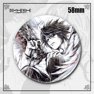 Anime Death Note Yagami Light L Killer Ryuuku Rem Misa Amane Huy Hiệu Nút Thổ Cẩm Chân Cosplay Bộ Sưu Tập Đồ Chơi Túi Trang Trí Quà Tặng