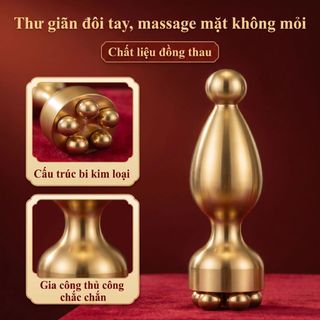 CQue Massage mắt Gua Sha cổ xưa để giảm nếp nhăn & thoát nước bạch huyết