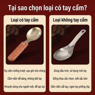 Đồng Nguyên Chất Tay Cầm Dài Gua Sha Thìa Hộ Gia Đình Massage Cạo Vai Cổ Lưng Toàn Thân Đa Năng