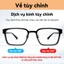 Kính cận có sẵn độ từ -0.50 đến -6.00, gọng phẳng chống ánh sáng xanh phong cách Hàn Quốc 1104