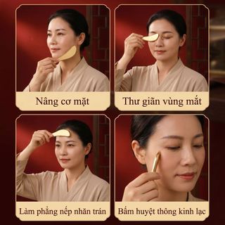 Kim Loại Y Tế Cạo Mặt Máy Mát Xa Chống Lão Hóa Bằng Đồng Cơ Thể Cạo Dụng Cụ Cạo Máy Mát Xa