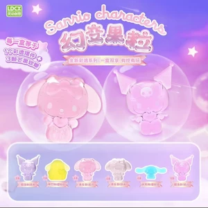 Sanrio Lllusionary Fruit Granules Hình Mini Với Mango Juice Gummies Hộp Mù [6 Cái]