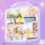 Sanrio Lllusionary Fruit Granules Hình Mini Với Mango Juice Gummies Hộp Mù [6 Cái]