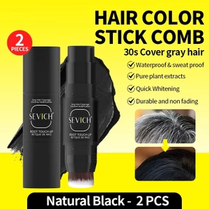 SEVICH Hai Đầu Màu Tóc Dính 7.5g Bao Tóc Xám Chống Thấm Nước Tạm Thời Thuốc Nhuộm Tóc Dính
