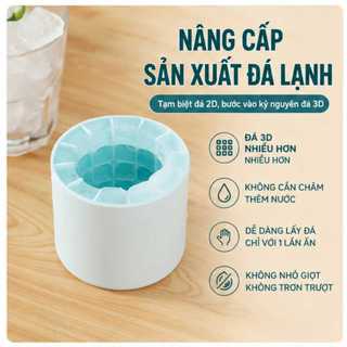 Khay Đá Hình Trụ Khuôn Làm Đá Chất Liệu Silicon Cấp Thực Phẩm Mềm Chống Dính Dễ Dàng Tháo Rời Khuôn 40-60 Miếng Đá Nhỏ Có Nắp Thêm Vệ Sinh Xanh Trắng 2 Màu Tùy Chọn Mùa Hè Hộ Gia Đình Tự Chế Xô Đá Đồ Uống Cocktail Cà Phê Nhà văn phòng đá