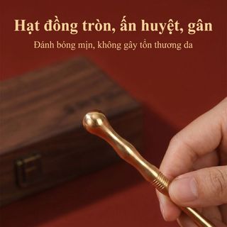 Đồng Thau Tendon Dính Mặt Mắt Tối Vòng Tròn Châm Cứu Massage Ban Nâng Cơ Mặt Làm Đẹp Salon Dụng Cụ