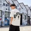 Áo Thun Nam In Chữ Nice Cotton 100% Phông Rộng Thoáng Mát Phong Cách Streetwear Hè
