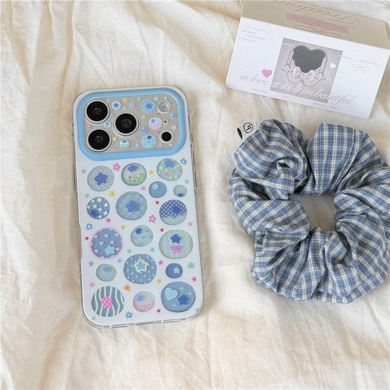 Ốp điện thoại xử lý IMD họa tiết Blueberry cho iPhone 17 Pro Max