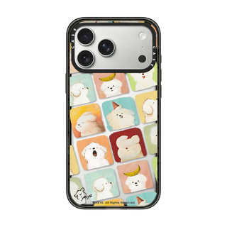 Dành Cho iPhone 17 16 15 14 13 Pro Max Plus Checkerboard Chó Miếng Dán Acrylic Cứng PC Ốp điện thoại