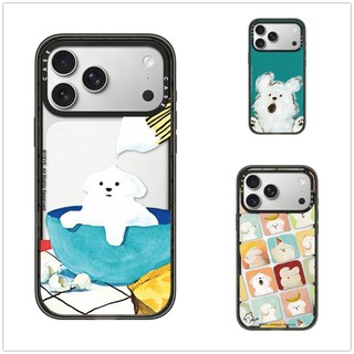 Dành Cho iPhone 17 16 15 14 13 Pro Max Plus Checkerboard Chó Miếng Dán Acrylic Cứng PC Ốp điện thoại