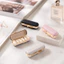 CASEGRACE Di Động Vòng Mini Hộp Trang Sức 5 Khe Cắm Giá Đỡ Nhẫn Du Lịch Da PU / Vải Thêu Hộp Đựng Trang Sức Nhỏ Có Khóa Thanh Lịch Đóng Cửa Cho Nhẫn Bông Tai Hộp Bông Tai