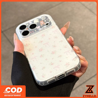 Thích hợp cho Honor X9C X7C X6D X8D X8C X7D X9D X6B X8B X6A X7A X7B X9B 200 SMART 400 SMART Đơn giản và tươi ruy băng lụa nghiền hoa chống sốc Vỏ điện thoại TPU