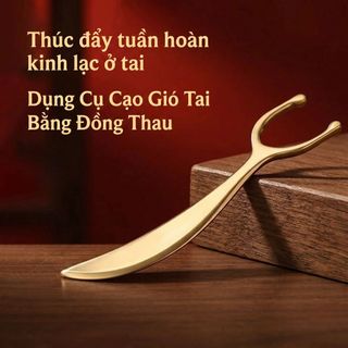 Đồng Nguyên Chất Châm Cứu Cạo Ban Tai Điểm Châm Cứu Massage Nạo vét Tai Nâng Mặt Kinh Tuyến Tai Chọn