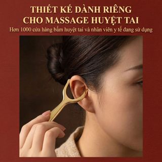 Đồng Nguyên Chất Châm Cứu Cạo Ban Tai Điểm Châm Cứu Massage Nạo vét Tai Nâng Mặt Kinh Tuyến Tai Chọn