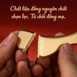 Đồng Nguyên Chất Châm Cứu Cạo Ban Tai Điểm Châm Cứu Massage Nạo vét Tai Nâng Mặt Kinh Tuyến Tai Chọn