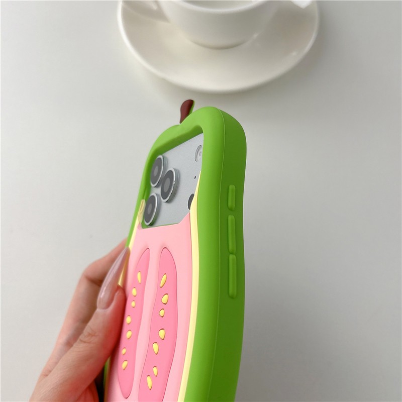 Ốp điện thoại chất liệu gel silicon hình quả chuối cho iPhone 17 Pro Max
