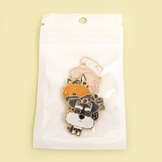 10 chiếc Charm hợp kim dầu nhỏ giọt cho thú cưng dễ thương - Chihuahua / Husky / Corgi / Poodle, Móc khóa vòng cổ Mặt dây chuyền động vật hoạt hình DIY - Thẻ chó / Trang trí cổ áo