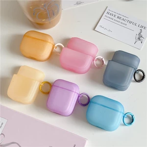 Air Pods 4 Họa tiết hoàn thiện mờ màu trơn Chất liệu TPU Vỏ bảo vệ Tai nghe không dây