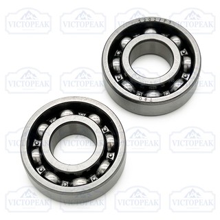 Phụ kiện dụng cụ điện sân vườn 2 bộ 6202 Vòng bi trục khuỷu Máy cắt chổi than & Máy cưa xích