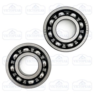 Phụ kiện dụng cụ điện sân vườn 2 bộ 6202 Vòng bi trục khuỷu Máy cắt chổi than & Máy cưa xích