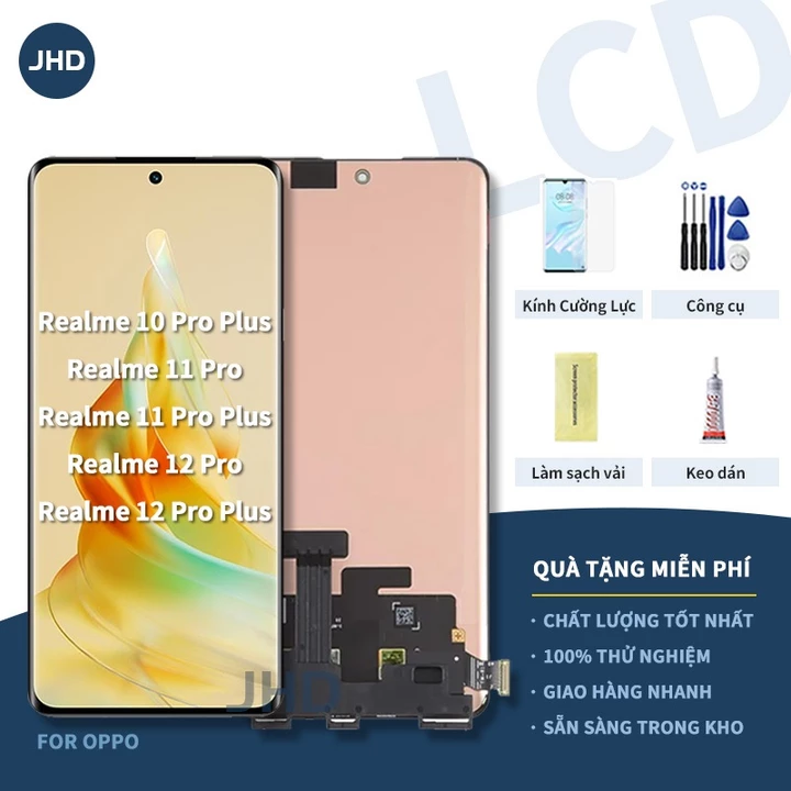 Thay thế lắp ráp màn hình LCD cho Oppo Realme 10 Pro Plus / Realme 11 Pro / Realme 11 Pro Plus / Realme 12 Pro / Realme 12 Pro Plus