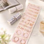 CASEGRACE Túi đựng trang sức du lịch Hộp đựng đồ trang sức nhỏ Túi đựng đồ trang sức dành cho nữ Cô gái Túi đựng đồ trang sức du lịch có thể gập lại Cuộn cho vòng cổ Nhẫn Vòng tay bông tai
