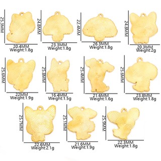 10 chiếc Charm hợp kim dầu nhỏ giọt cho thú cưng dễ thương - Chihuahua / Husky / Corgi / Poodle, Móc khóa vòng cổ Mặt dây chuyền động vật hoạt hình DIY - Thẻ chó / Trang trí cổ áo