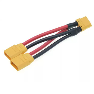 Cáp nối XT90 song song 10AWG silicon XT90F/M kết nối pin đầu đực/đầu cái