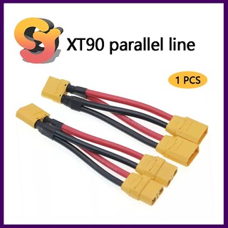 Cáp nối XT90 song song 10AWG silicon XT90F/M kết nối pin đầu đực/đầu cái