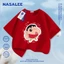 NASA Crayon Shin-Chan In Hình Trẻ Em Ngắn Tay Cotton Nguyên Chất Loại A Bé Trai Bé Gái Mùa Hè Phong Cách Mới Dạo Phố Áo Thun