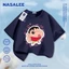 NASA Crayon Shin-Chan In Hình Trẻ Em Ngắn Tay Cotton Nguyên Chất Loại A Bé Trai Bé Gái Mùa Hè Phong Cách Mới Dạo Phố Áo Thun