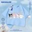 NASA Sanrio Bốn chiếc áo thun Cotton ngắn tay nguyên chất loại A cho bé trai bé gái mùa hè Áo thun mặc đường phố phong cách mới