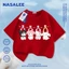 NASA Sanrio Bốn chiếc áo thun Cotton ngắn tay nguyên chất loại A cho bé trai bé gái mùa hè Áo thun mặc đường phố phong cách mới