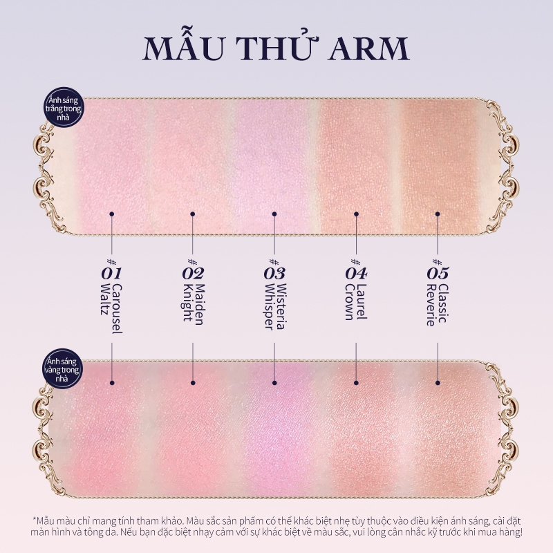Bộ sưu tập Flower Knows Knight Unicorn Satin Blush