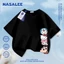 Áo thun Cotton nguyên chất ngắn tay phối hợp in hình chữ thập của NASA dành cho trẻ em loại A dành cho bé trai bé gái mùa hè Áo thun mặc đường phố phong cách mới
