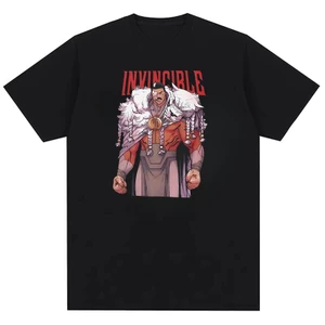 Invincible, người cai trị vĩ đại nhất, áo thun nam Y2K đơn giản và thời trang vui nhộn in hình cotton nguyên chất