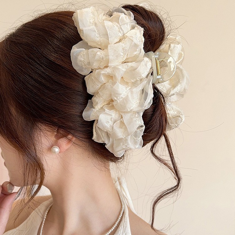 Kẹp Tóc Càng Cua Nơ Bản To Phong Cách Hàn Quốc Thanh Lịch Cho Nữ